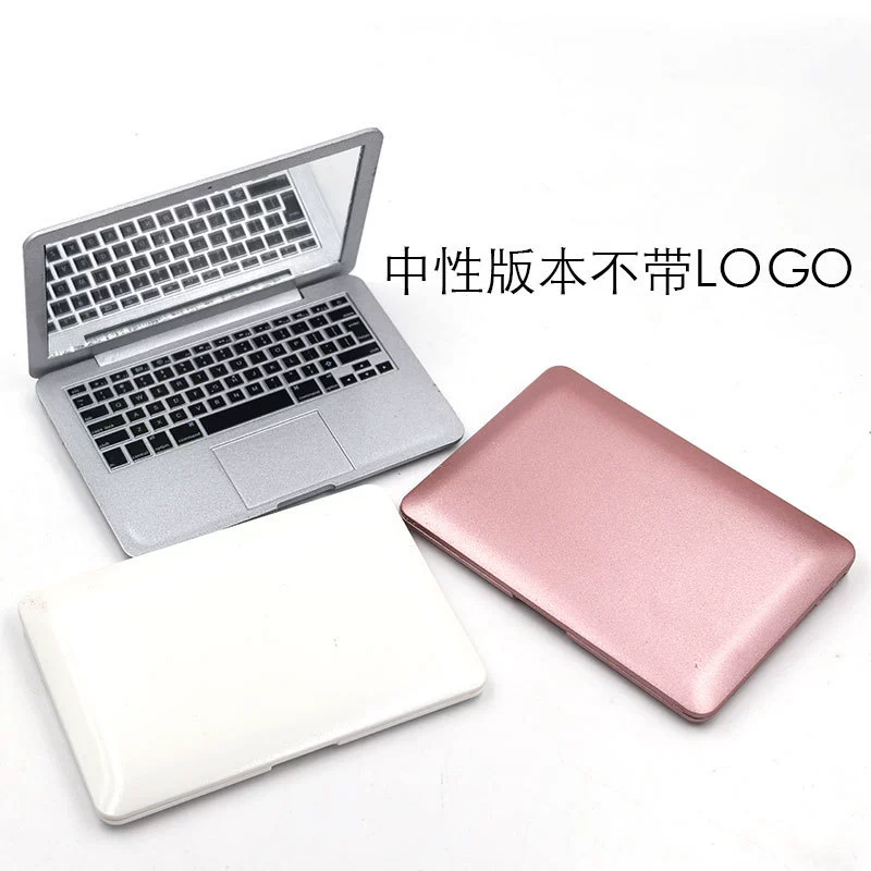 Реалистичный маленький ноутбук, зеркало, MacBook