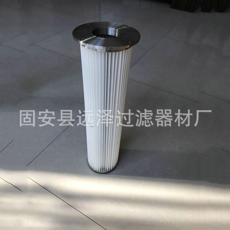 快装304不锈钢除尘滤芯 过滤桶覆膜滤布0.3微米 覆膜呼吸器