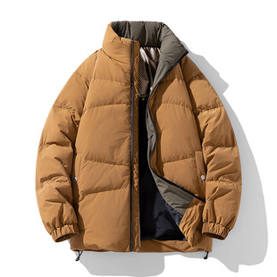 Men's casual down jacket plus size winter New Youth Men's clothing thickened warm fashion sports white duck velvet coat