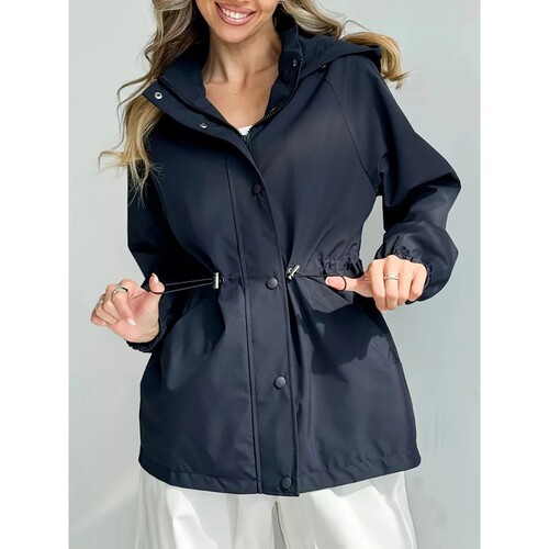 Women's waterproof coat slim windbreaker 915