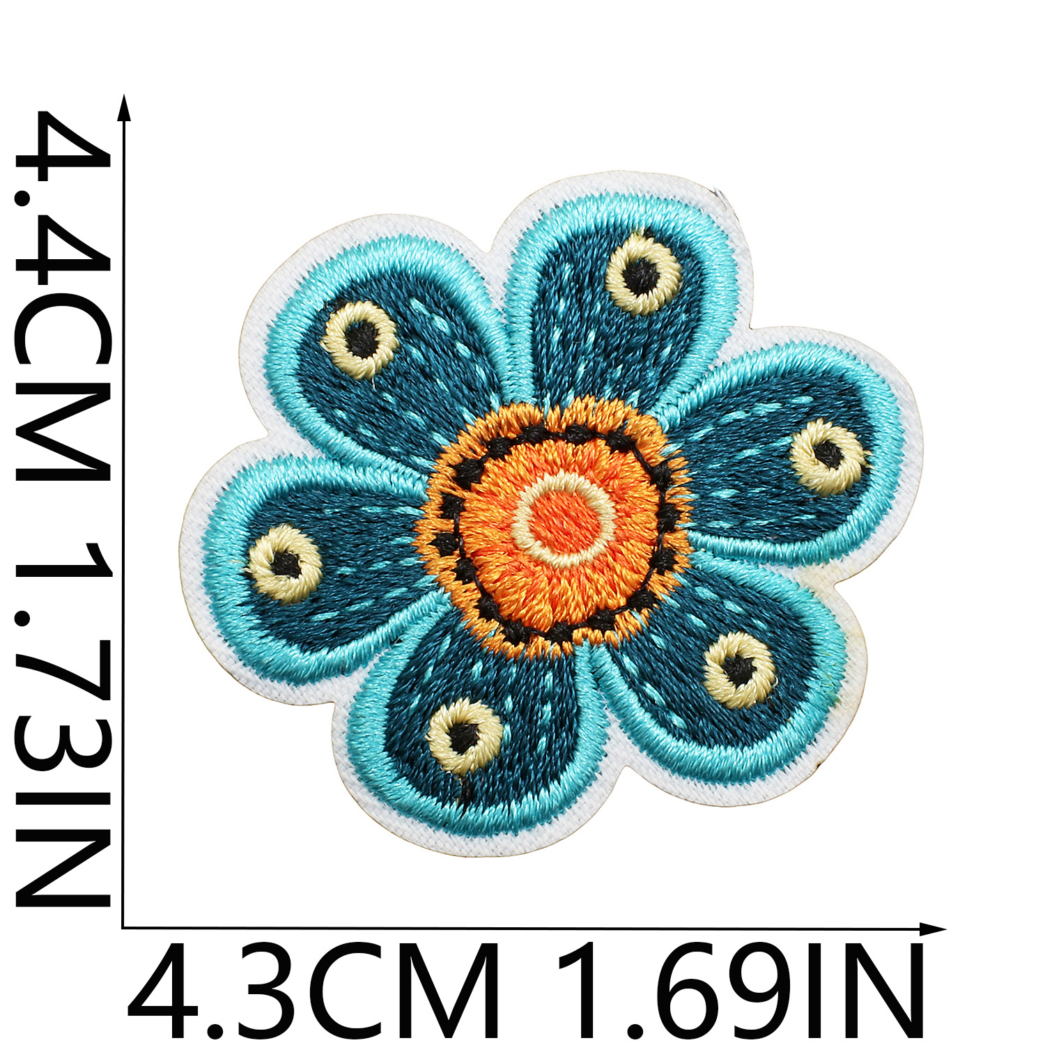 3g Weight Clothing Sticker Patches Classification 1 Piece, 1 Set Quantity Dacron thread Material Flower Pattern Casual, Elegant, Lady Style Embroidery Craft 1 Piece 1 Set Casual Elegant Lady Flower Dacron Thread Clothing Sticker Patches 15