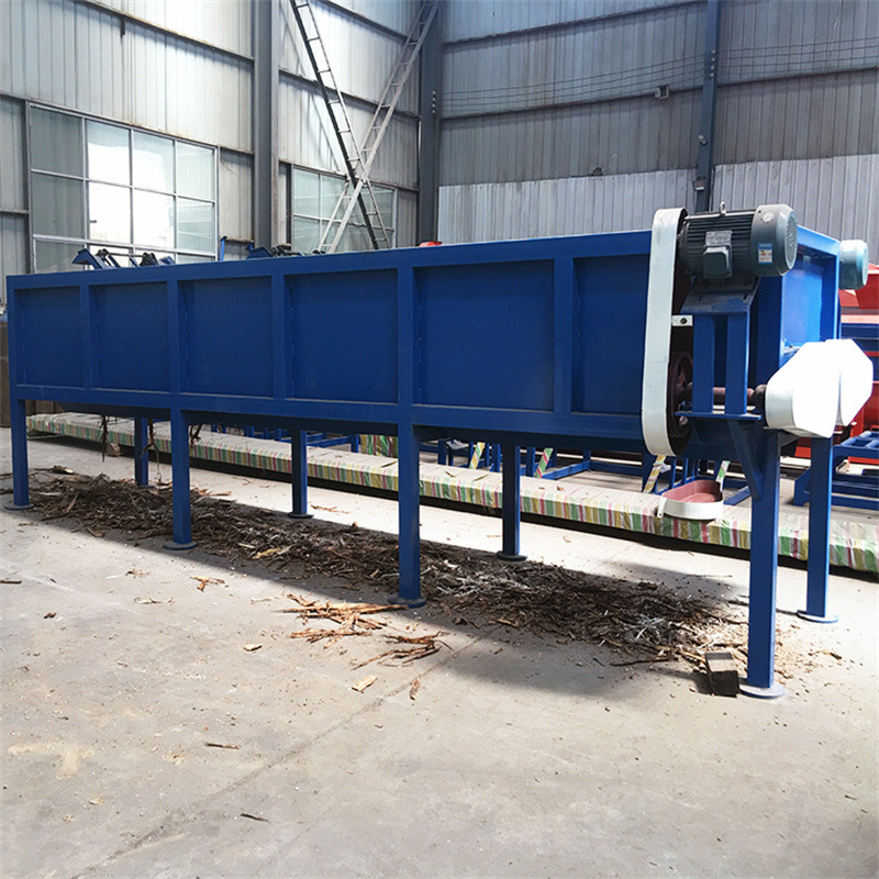 现货6米树枝剥皮机全自动双辊木材郑州亚美来料试机机械