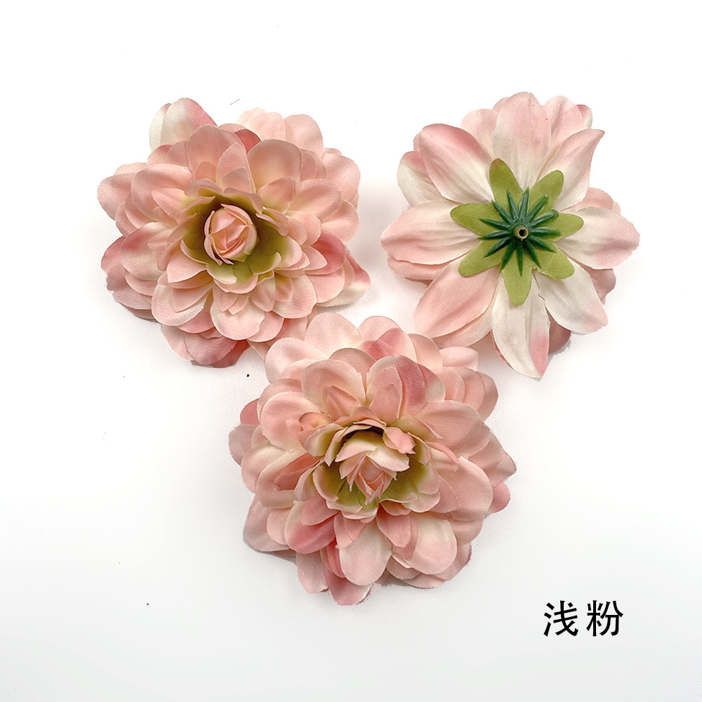 Simulación de flores de bodas decoración de flores de peonía pared de flores de loto DIY guirlandas de flores de pinzas de flores tocaduras de fotografía prop flores