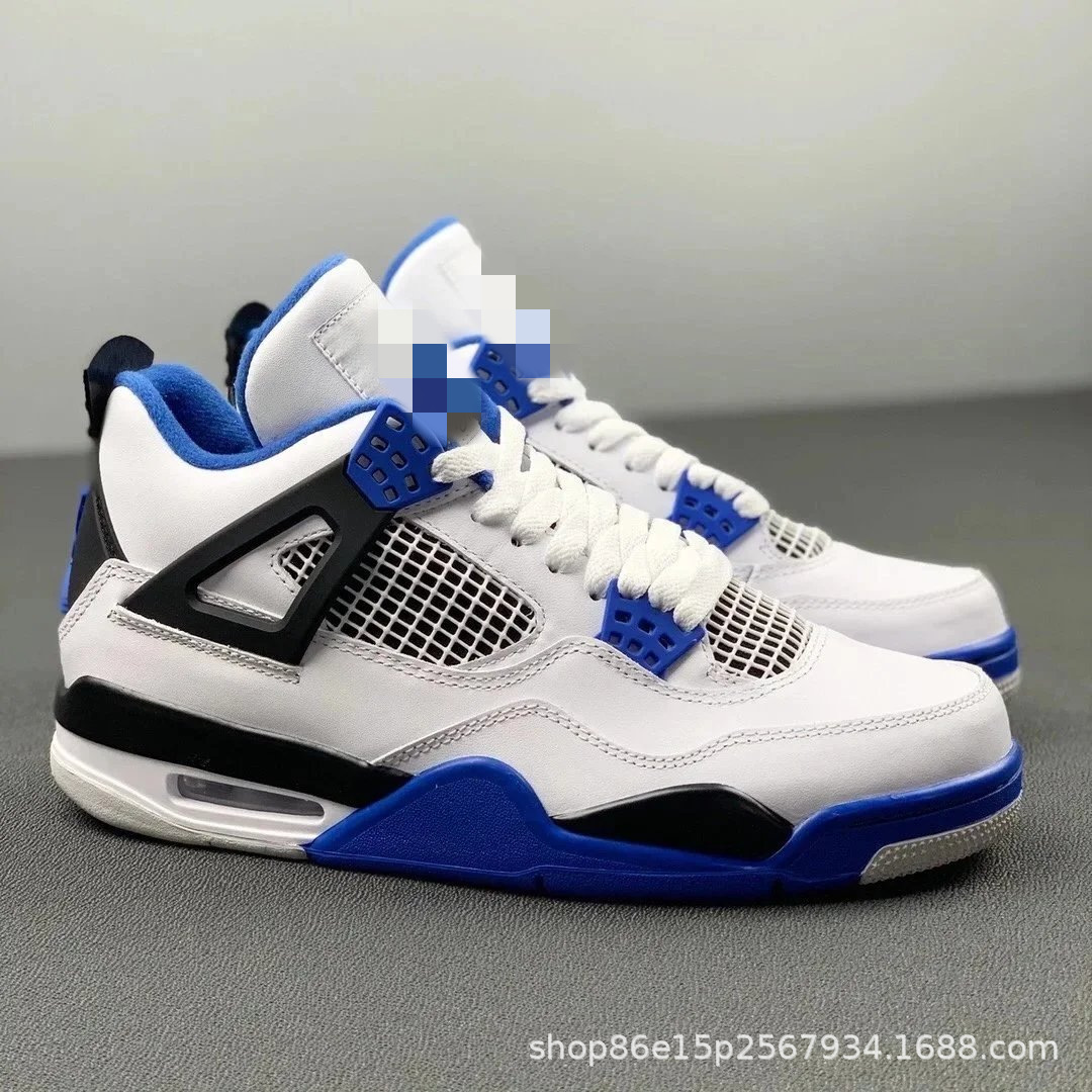 Zapatillas de Baloncesto Deportivas AJ4, Cuero y Caucho, Transpirable y Antideslizante, para Deporte y Ocio