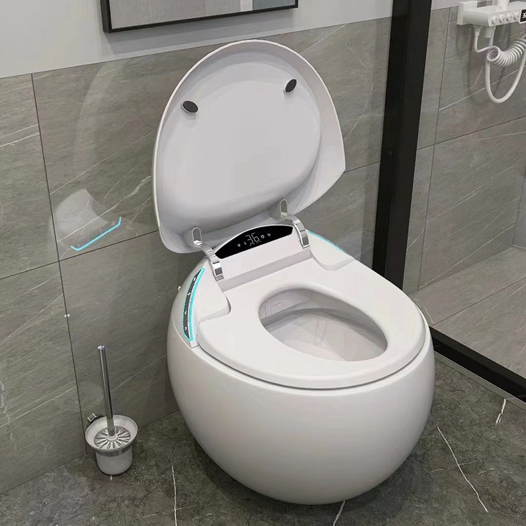 Sofá inteligente de sofá sin restricción de presión de agua doméstico integrado inodoro inteligente en forma de ovo