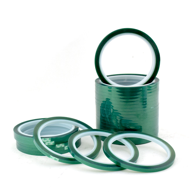 热转印烤杯高温胶带绿色金手指胶带加厚型粘贴不留痕耐高温胶带