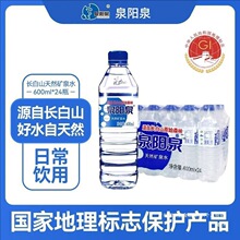 长白山矿泉水整箱批24瓶装泉阳泉600ml小瓶便宜的家用商务家用