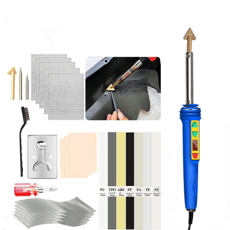 升级款150W LED数字可调温度塑料焊机 汽车保险杠塑焊机焊枪烙铁