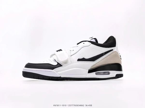 312 AJ cowhide black and white
