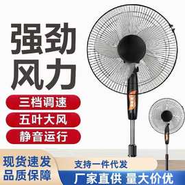 先科电风扇落地扇家用遥控风力大循环电风扇电机带摇头2025新款
