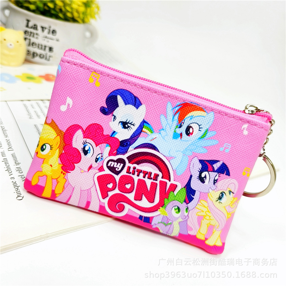 Bolso de la moneda de los niños de dibujos animados lindo niños y niñas monedero bolso de La Moneda bolso de la tarjeta de cremallera pequeña bolsa regalo del estudiante de la escuela primaria