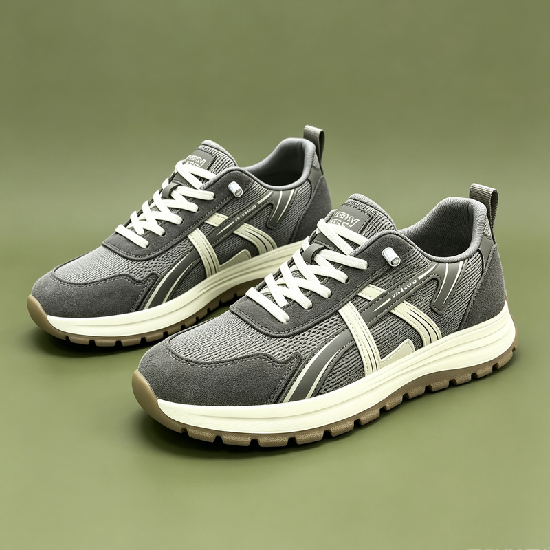 Retro Forrest Gump shoes for men 2026, mesh breathable casual sports shoes, trendy thick-soled lightweight versatile outdoor men's shoes Retro Forrest Gump shoes for men 2026, mesh breathable casual sports shoes, trendy thick-soled lightweight versatile outdoor men's shoes