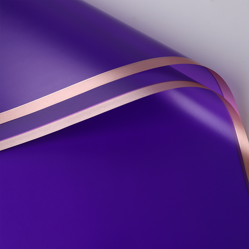 Papel de envolver regalo de alta calidad, papel mate de color sólido, papel liso coreano, ramo impermeable al por mayor, papel de envolver floral