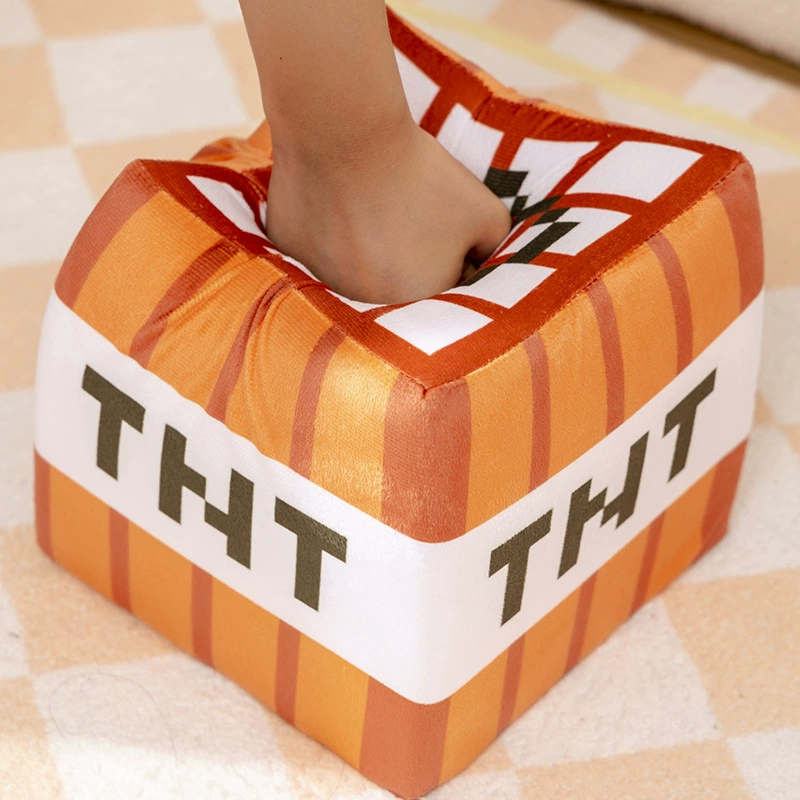 Minecraft TNT лужайка квадрат день рождения подарки детям гарантированно смешные аутентичные мини история оптом