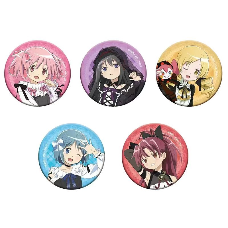 Magical Girl Lyrical Nanoha The Movie: The Rebellion of the Princesses Iron Pin Badge Barajii Kirigaya Rin Suu Mei Flame 