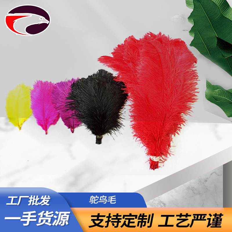 Colorful ostrich feather wedding ostrich feather decoration internet…
