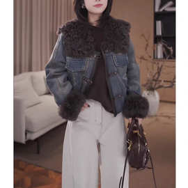 2025年欧货牛仔羽绒服冬新款休闲百搭保暖90白鸭绒羽绒外套