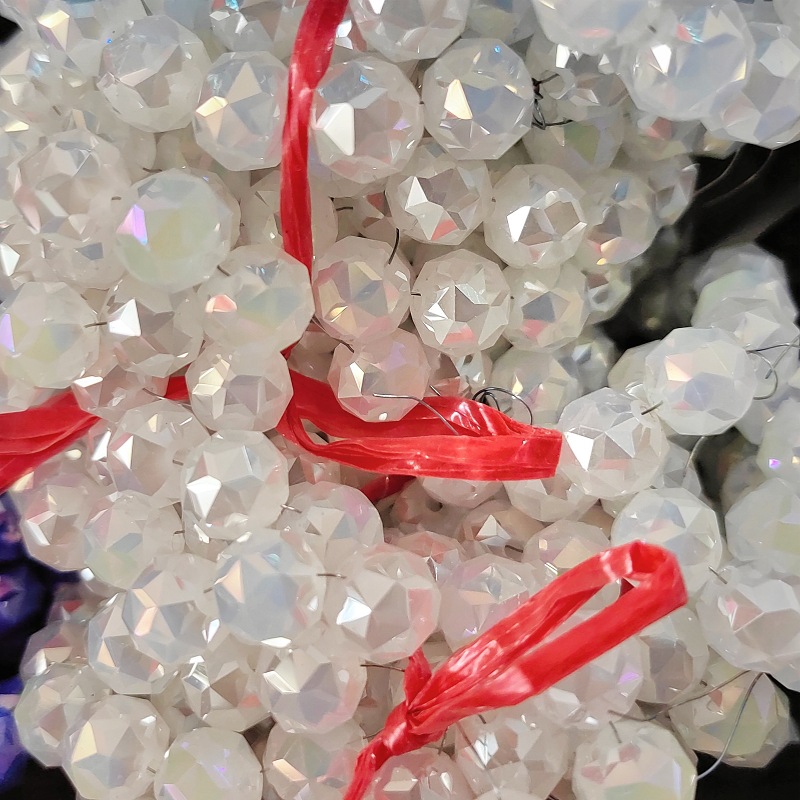 Mayorista 10mm cristal bola de flores galvanizado de alta temperatura abdiy bola de vidrio de colores pulseras collares pendientes accesorios de ropa