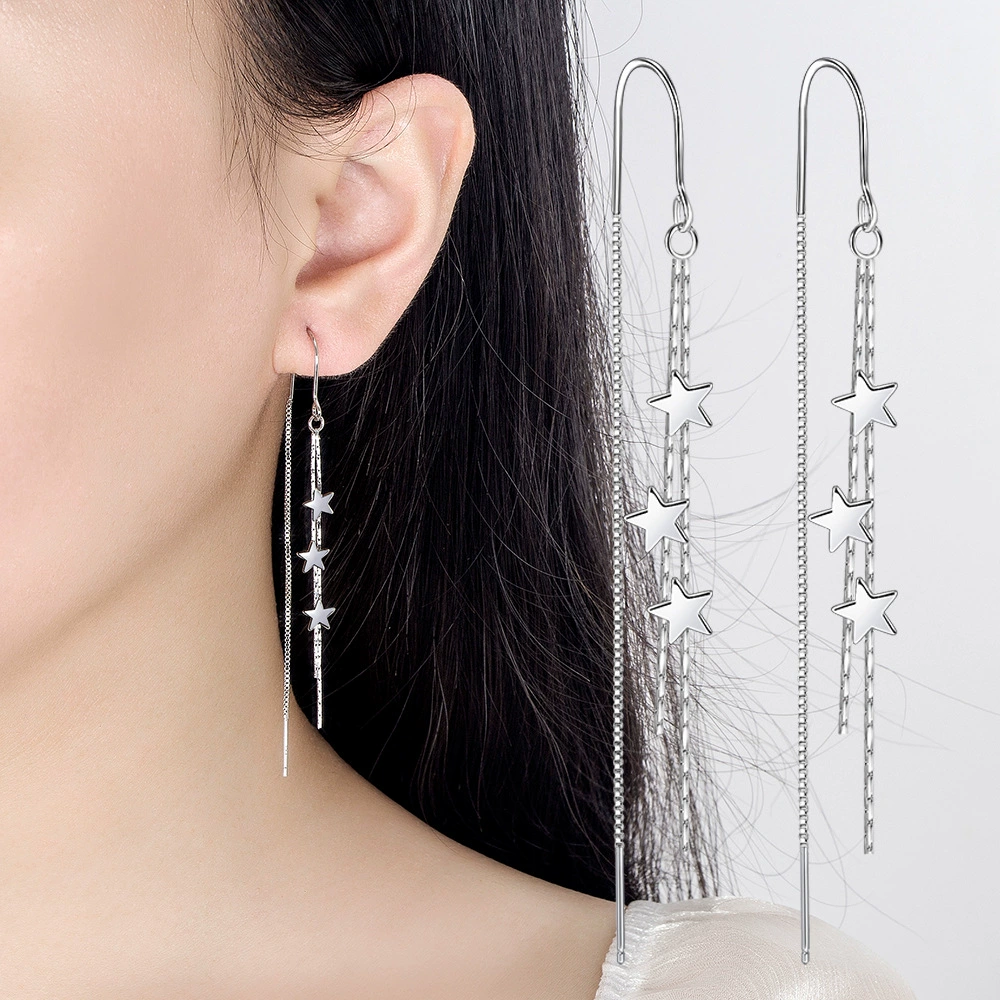 Cute earrings with tassels