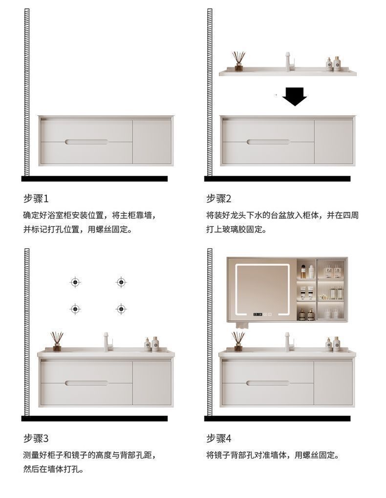 Simple cream-style ceramic integrated basin bathroom cabinet combination, bathroom washbasin, washbasin, oak lacquer undefined
