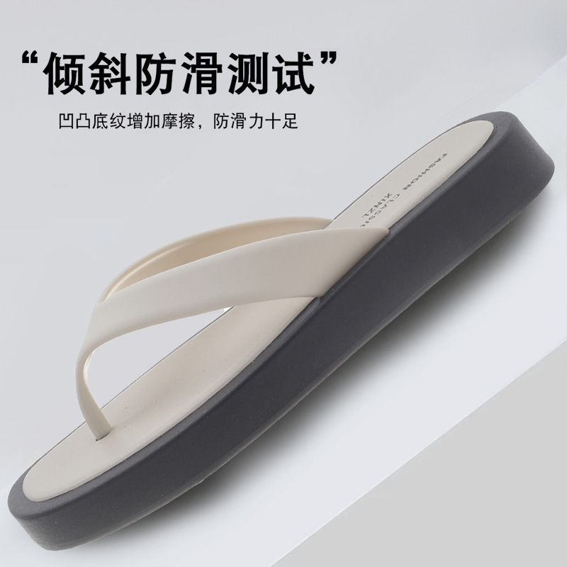 Fashionable summer non-slip comfortable women's slippers flat