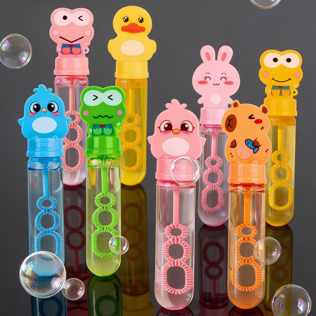Niños de mano mini burbujas varita de agua burbujas chicas soplar burbujas pequeñas máquinas de burbujas líquido concentrado líquido suplementario juguetes