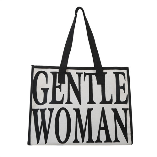 Letter printing large capacity fashionable handbag this year  spring and summer casual bag tutoring bag tote bag