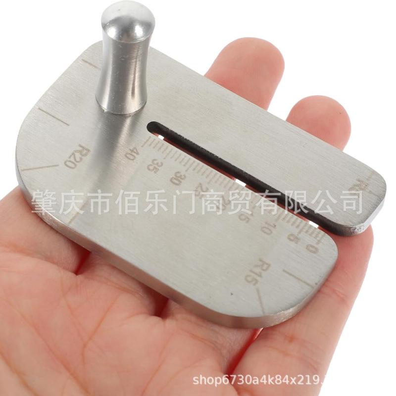 ステンレスカット器DIY皮芸カット補助ツール菱カット斜平カット法カットは皮材の変形を傷つけない|undefined