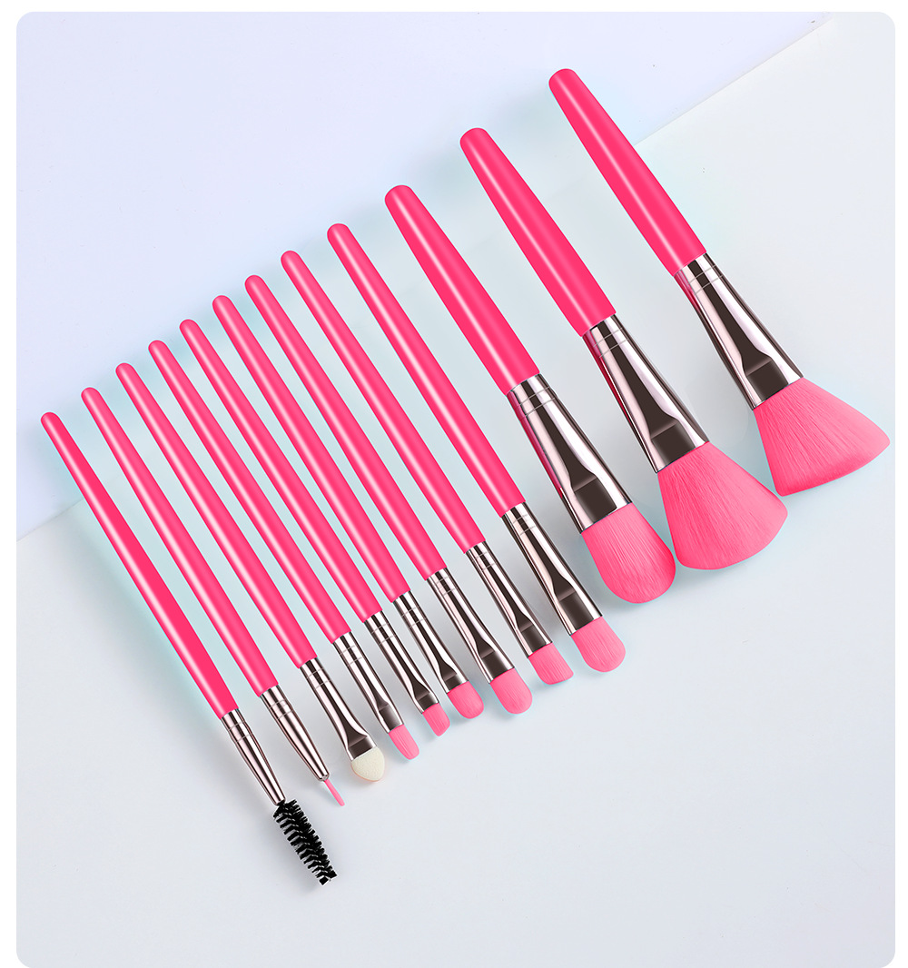 Casual Artificial Fiber Plastic Handgrip Makeup Brushes 1 Set display picture 1