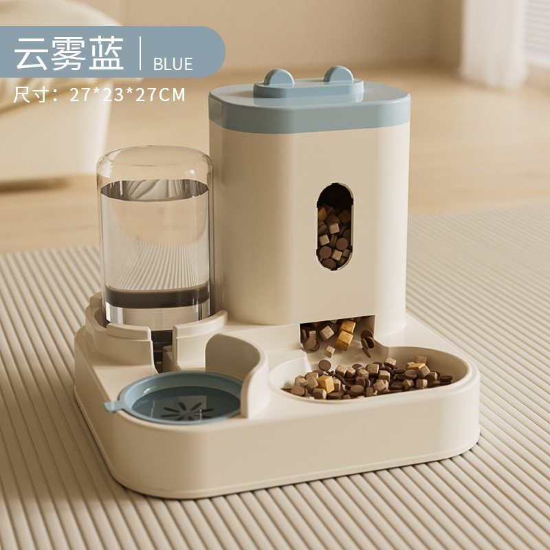 猫咪狗狗饮水机猫粮全自动喂食器猫狗碗储粮桶狗狗饮水器宠物用品|undefined