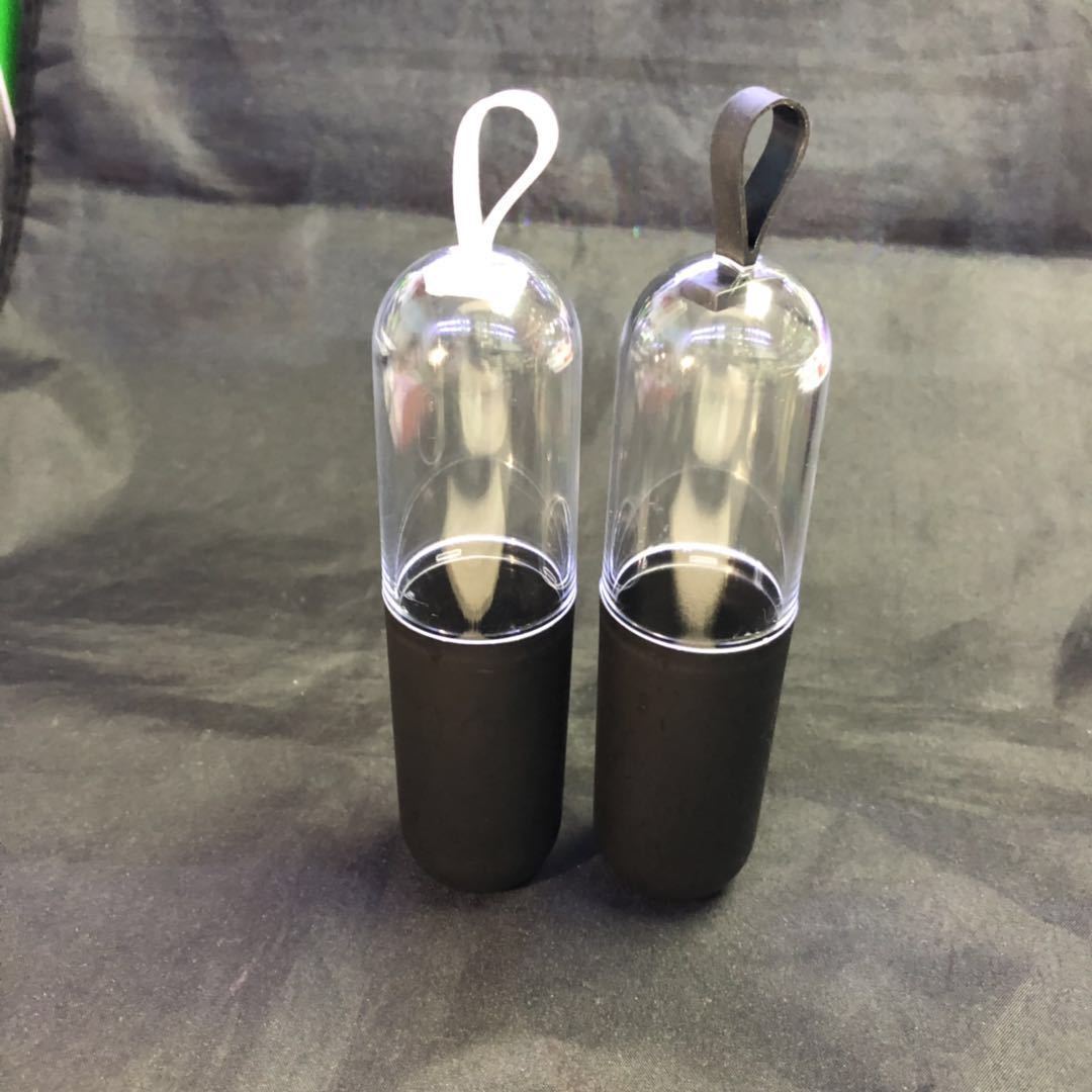 加长胶囊黑色带绳