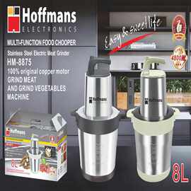 Hoffmans8875 Food Chopper8L8Pcs/CTN0.2cbm