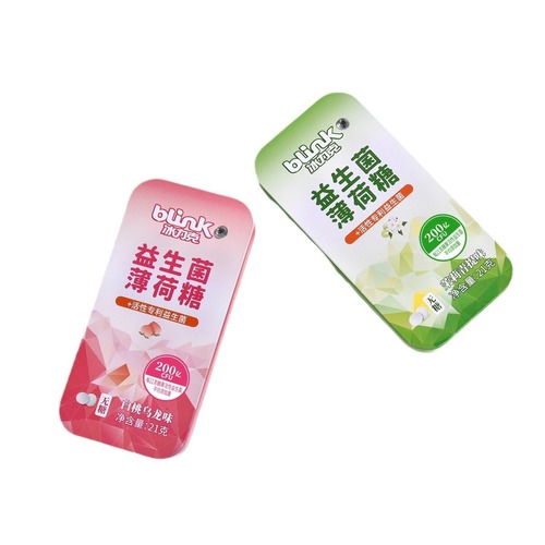 Blink Ice Force Probiotic Sugar-Free Mint Candy Fresh Breath Cooling Snack Lozenge Gum Wholesale