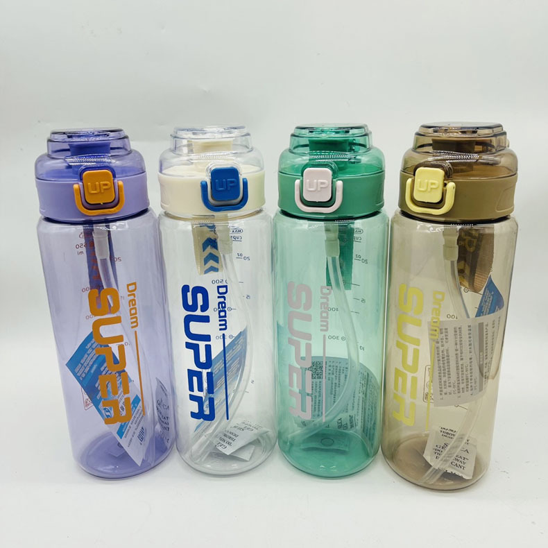 Yitong nuevo producto taza de plástico simple taza de plástico de calidad de moda-SUPER impresión de letras taza de plástico taza portátil al aire libre