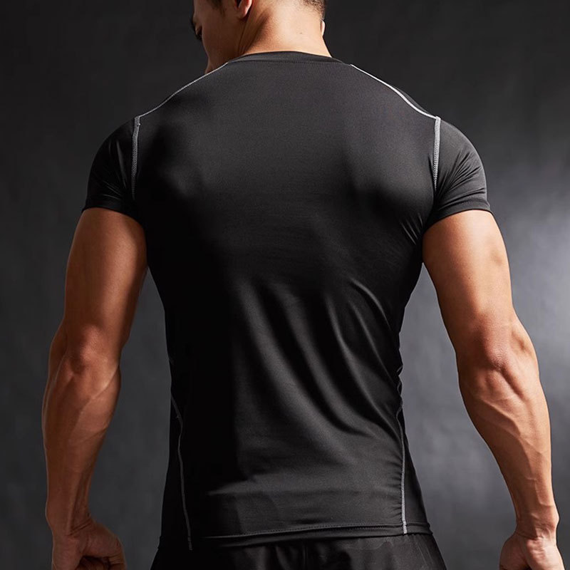 Summer sports breathable quick dry basketball base short sleeve…