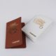 Cross-border Museum New Couple's Spot Aircraft Travel Document Storage Bag Passport Holder Passport Set Leather Printing