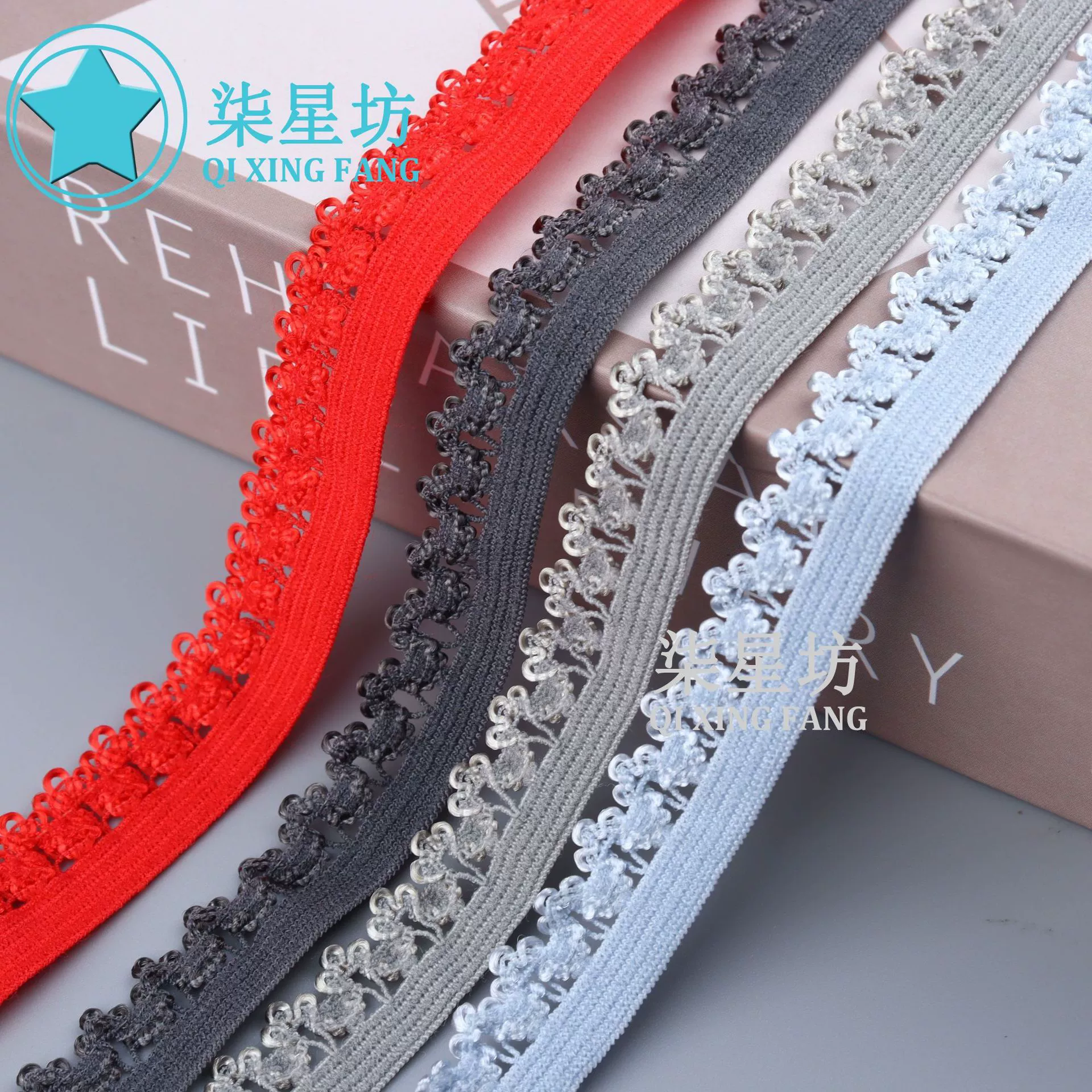 Нижнее белье носки эластичные маленькие кружевные аксессуары эластичные 1.3CM Crown зубная фабрика импульсивные бутоны полосы цвета оптом