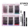 DIY-JMS-032+Black Double Elastic+Double-headed Brush+Disdin+Plastic Lock