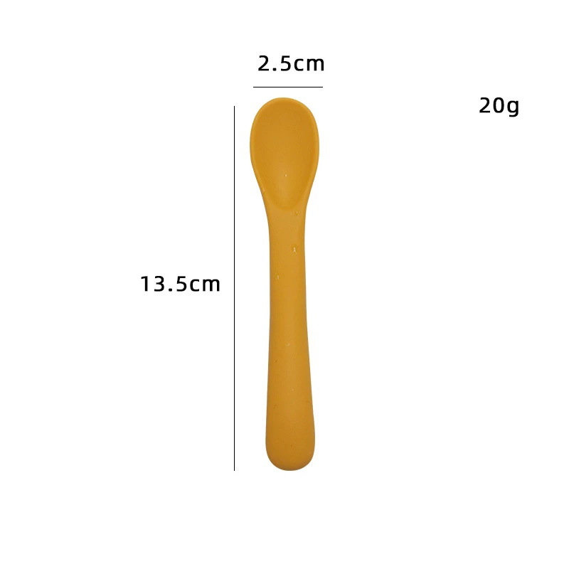 Cuenco de suplemento alimenticio de silicona cuenco de calabaza cuchara de silicona redondo para niños vajilla de entrenamiento de alimentación resistente a las caídas cuenco de silicona para niños