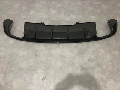 Spoiler – A4 modified S4 four-out rear lip - set-17-19-a4-black-back-lip-ordinarysports
