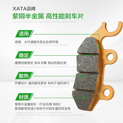 XATA semi-metal brake pads: Tormoz supportları