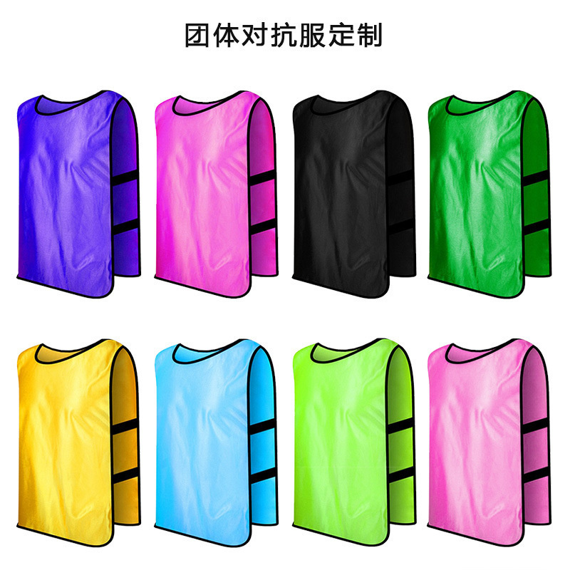Team-Building Training Vests for Football and Basketball, Wholesale Numbered Promotional Shirts
