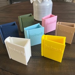 国境を越えた新製品ブック型ブックマークホルダー3Dプリントミニ本棚
