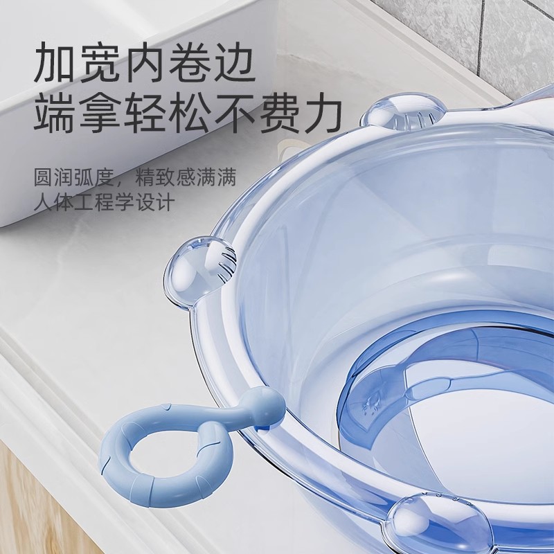 Lavabo para bebés Lavabo para bebés Lavabo para niños grande para el hogar Lavabo de plástico redondo Lavabo para pies Lavabo para lavar lavabo para agua