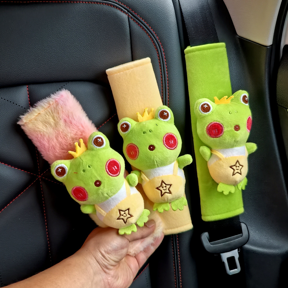 Funda Protectora Universal para Cinturón de Peluche, Anti-estrangulamiento para Automóvil image 2