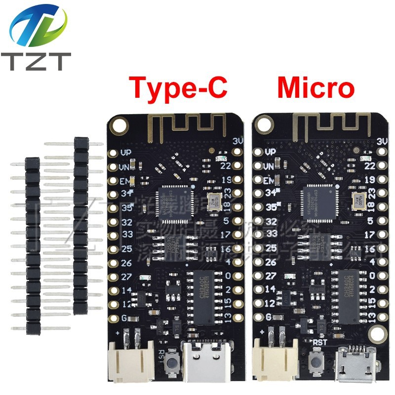 MicroPython ESP32开发板模块 V1.0.0 Rev1 wifi 蓝牙4MB FLASH