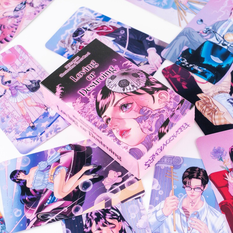 Tiger Butterfly Tarot Cards: Loving or Destroing, a Deck with a Romantic Vibe