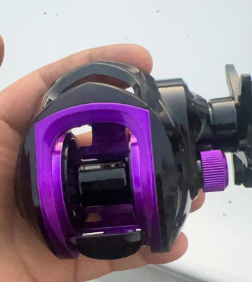 Carrete de pesca micro, totalmente metálico, multiusos, con copa de línea profunda, carrete para línea de pesca, carrete para señuelos, carrete de gota de agua, actualización antirrotura de línea.