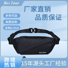 Hot Zone新款尼龙防水男女大容量多功能休闲出行斜挎手机户外腰包