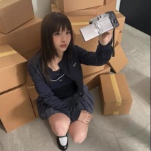 2天2026春季新款QD GROVE林娜琏同款棉长袖针织开衫/无袖上衣